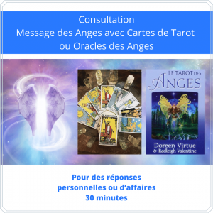 Consultation : Message des Anges avec Cartes de Tarot ou Oracles des Anges - 30 minutes